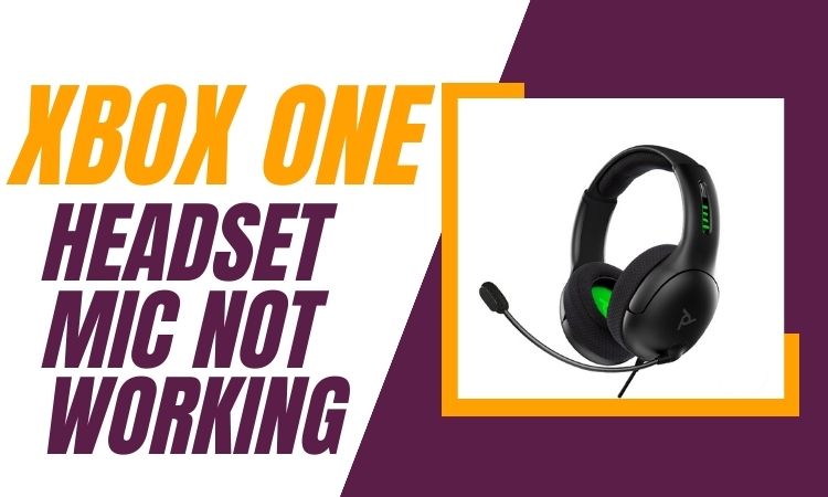 Xbox One Headset Mic Not Working